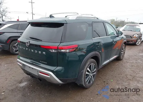 2024 Nissan Pathfinder Platinum Fwd from USA, damaged, VIN 5N1DR3DG3RC295571